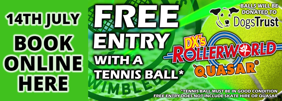 wimbledon final  entry   tennis ball day dxs rollerworld