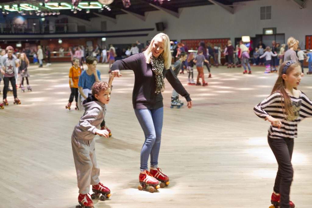 Skating At Rollerworld